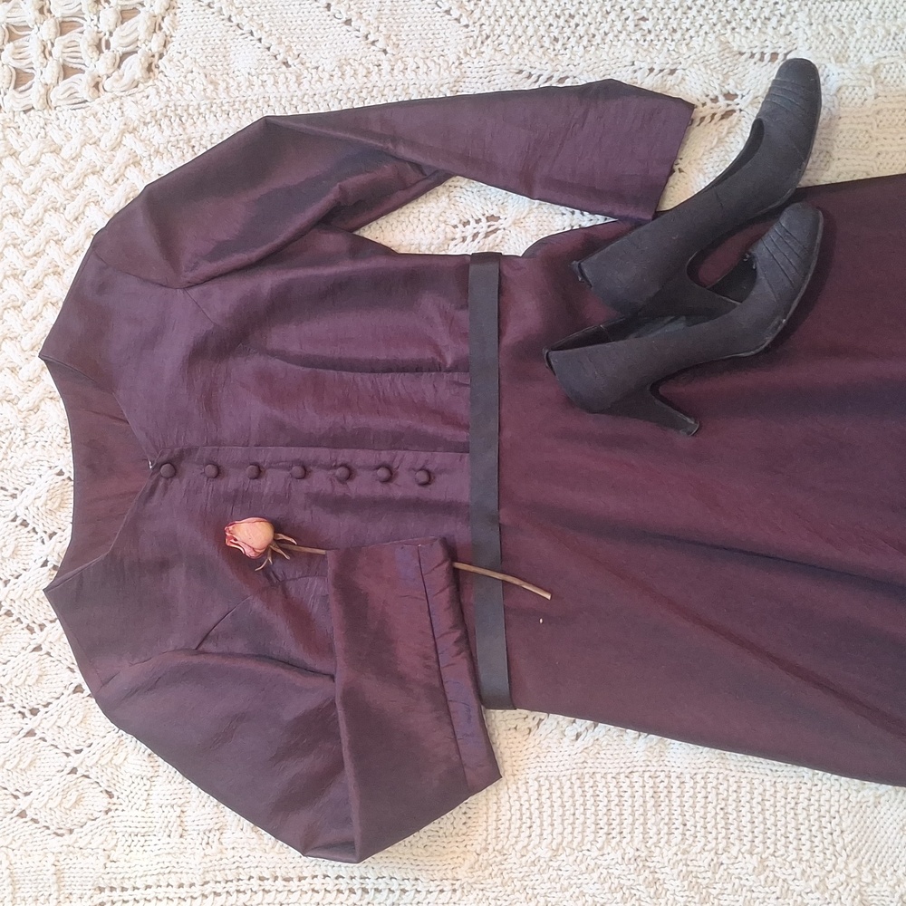 Handmade Shimmering Purple Dress
